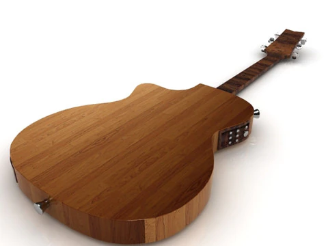 Acoustic Guitar 3D Model