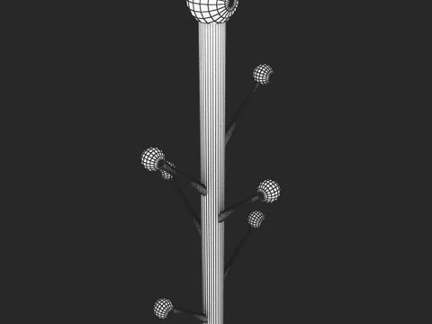 Coat Rack 3D Model