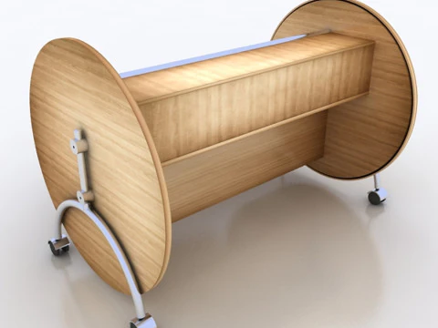 Computer Table 3D Model