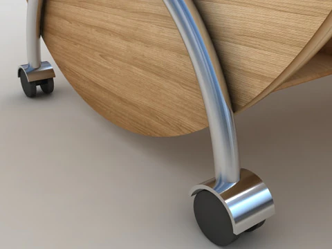 Computer Table 3D Model