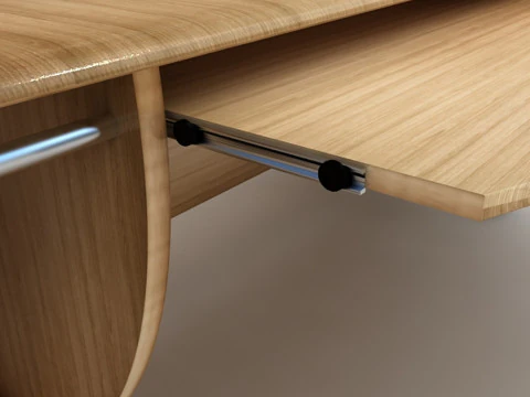 Computer Table 3D Model