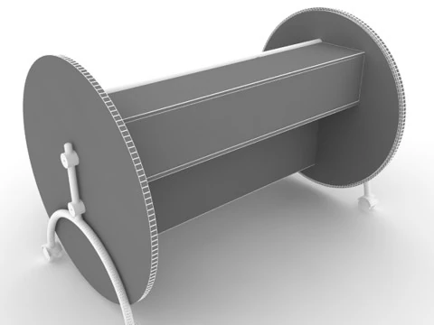 Computer Table 3D Model