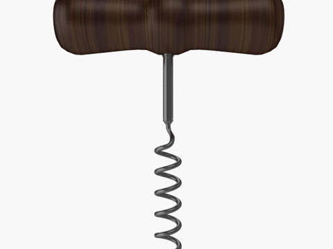 Abridor de vino sacacorchos Modelo 3D