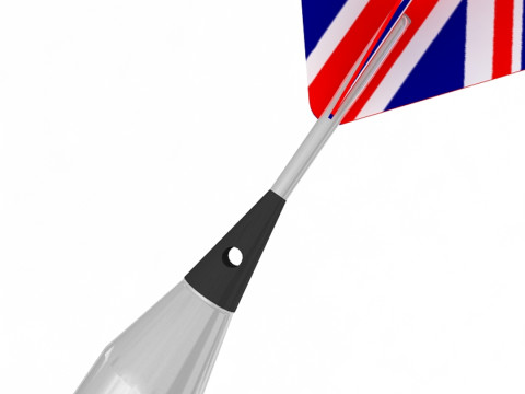 Rzucanie rzutkami Model 3D