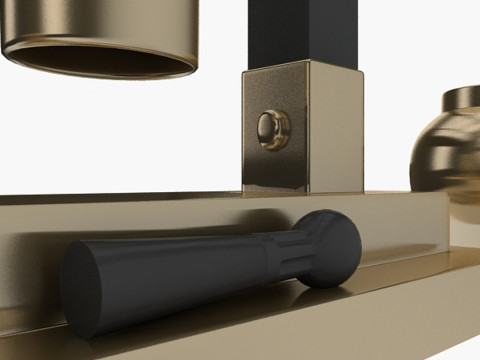 Lonceng Dekoratif Model 3D