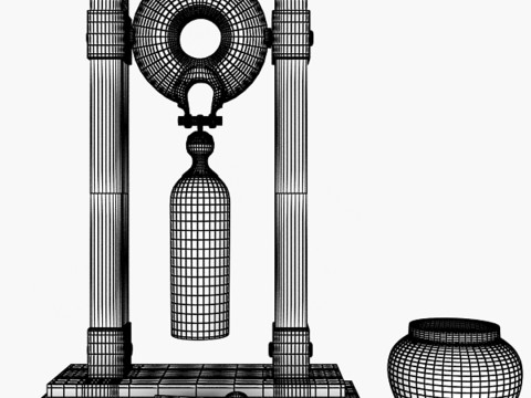 Lonceng Dekoratif Model 3D