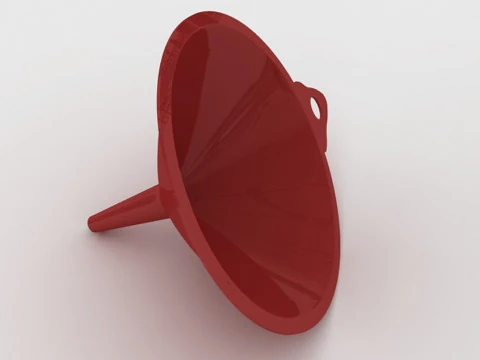 Plastic Funnel 3D Model