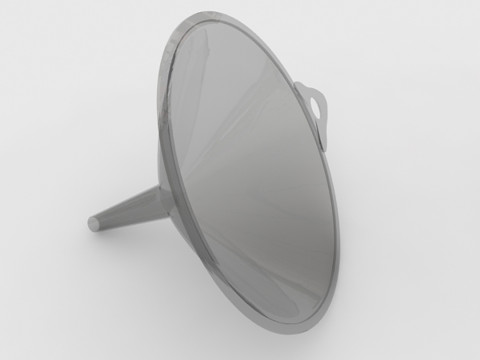 Funil de pl&aacute;stico Modelo 3D