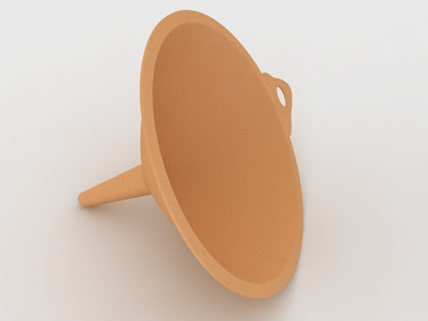 Funil de pl&aacute;stico Modelo 3D