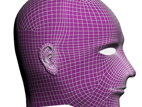 Men Body Face 3D Model
