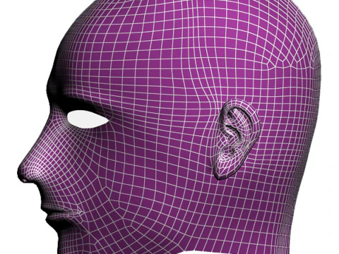 Men Body Face 3D Model