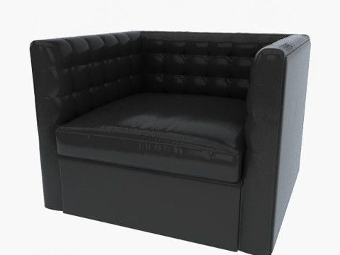 Sofa Kulit Model 3D