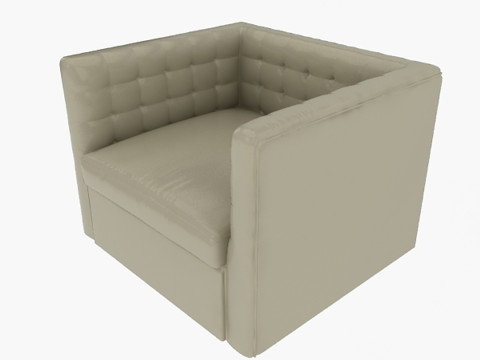Sofa Kulit Model 3D