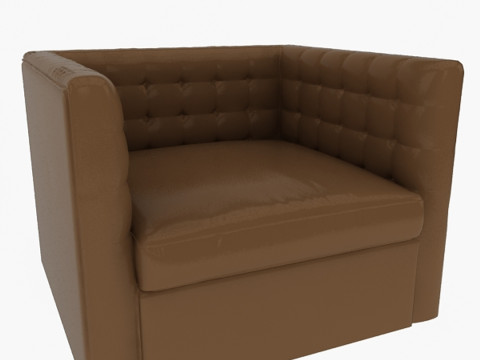 Sofa Kulit Model 3D