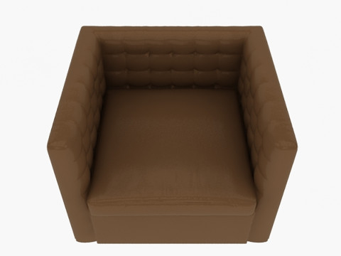 Sofa Kulit Model 3D