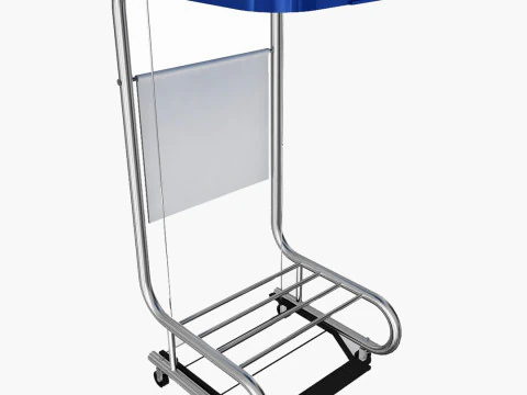 Soporte para cesta m&oacute;vil Modelo 3D