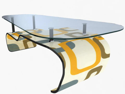 Stylish Office Table 3D Model