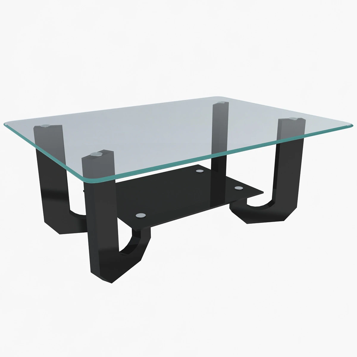 Stylish Office Table 3D Model .c4d .max .obj .3ds .fbx .stl .blend 