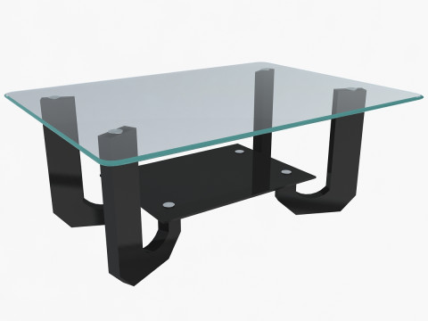 Stylish Office Table 3D Model