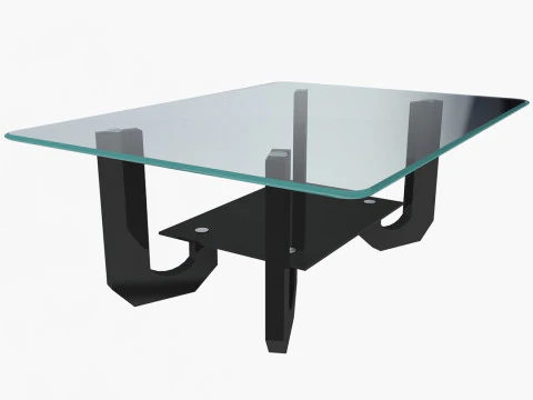 Stylish Office Table 3D Model
