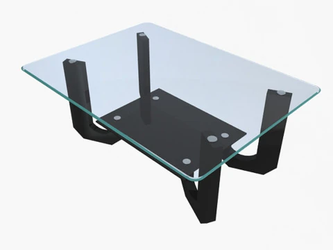 Stylish Office Table 3D Model