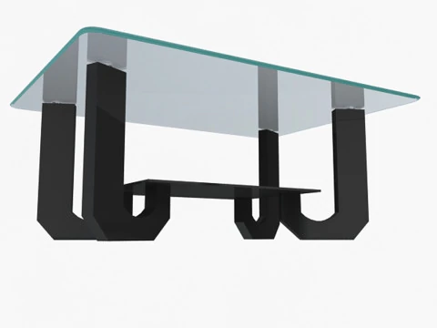 Stylish Office Table 3D Model