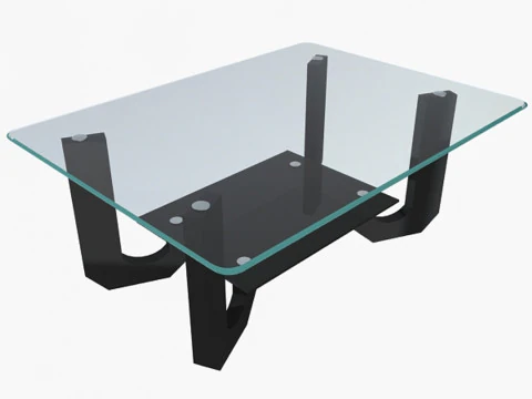 Stylish Office Table 3D Model