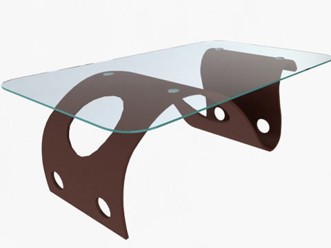 Stylish Office Table 3D Model