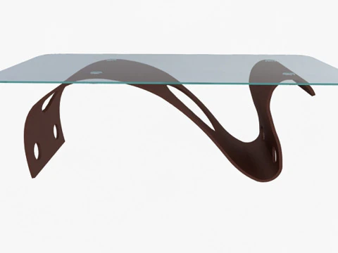 Stylish Office Table 3D Model