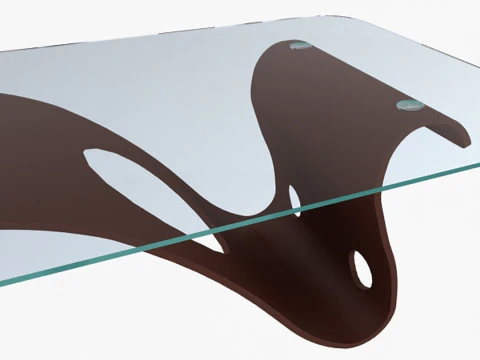 Stylish Office Table 3D Model