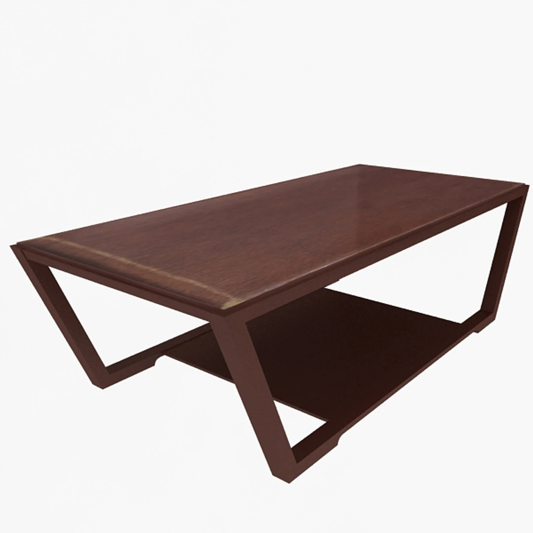 Stylish Office Table 3D Model .c4d .max .obj .3ds .fbx .stl .blend 