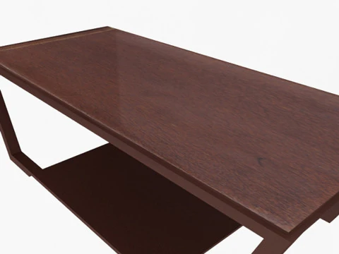 Stylish Office Table 3D Model