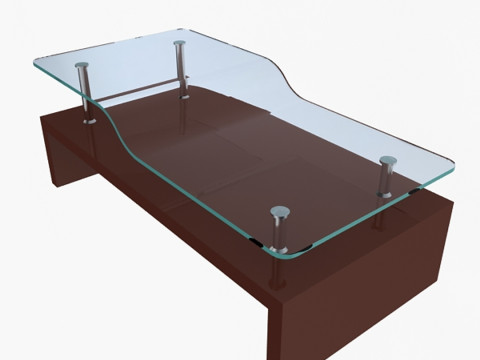 スタイリッシュなオフィステーブル 3Dモデル