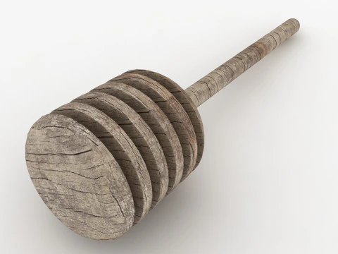 Old Honey Dipper 3D Model