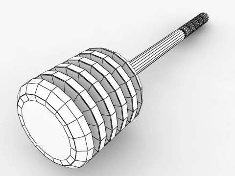 Old Honey Dipper 3D Model