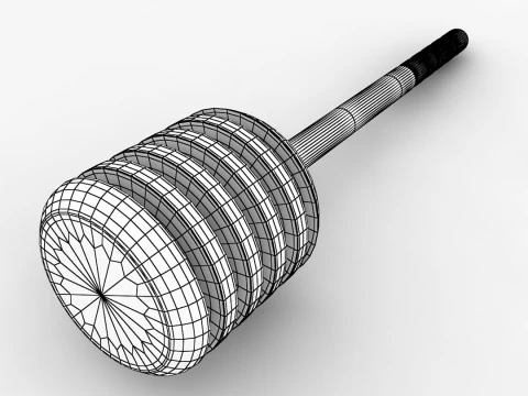 Old Honey Dipper 3D Model