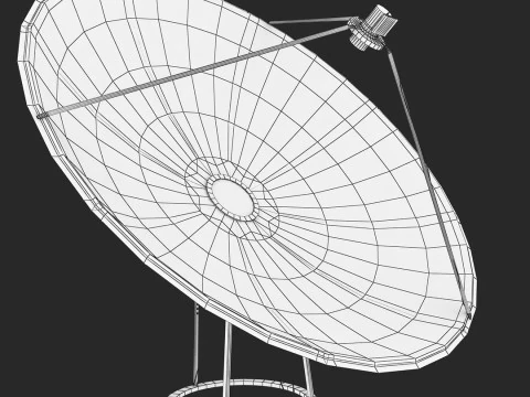 Antenne parabolique Modèle 3D