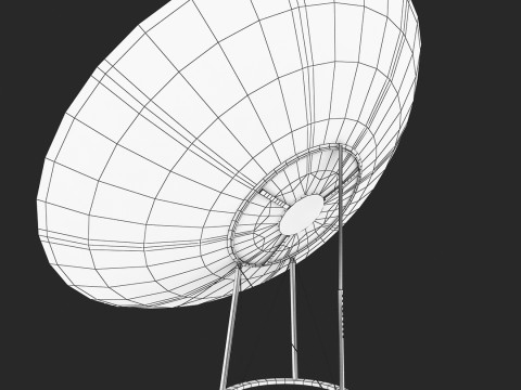 Satellite Dish 3D Model
