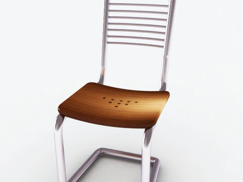 Steel Chair 3D Model