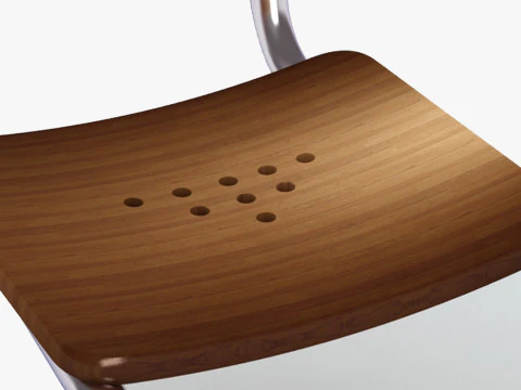 Steel Chair 3D Model