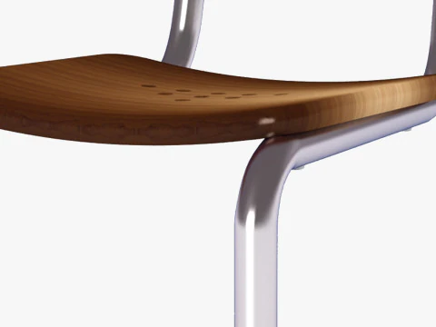 Steel Chair 3D Model