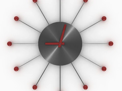 Wall Mounted Clock 3D Model