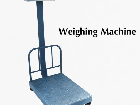 M&aacute;quina de pesagem Modelo 3D