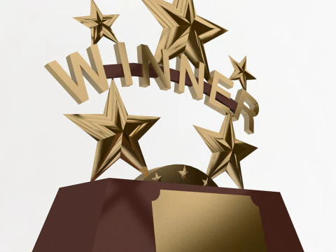 Siegertroph&auml;e 3D Modell