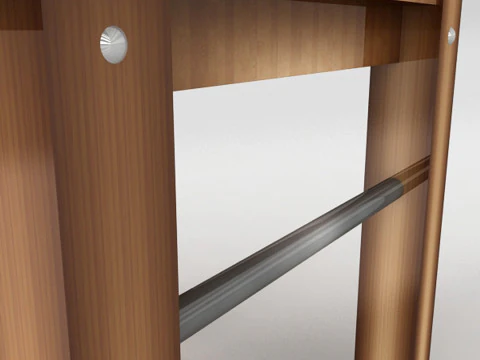 Wooden Chair 3D Model