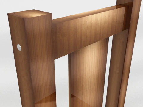 Wooden Chair 3D Model