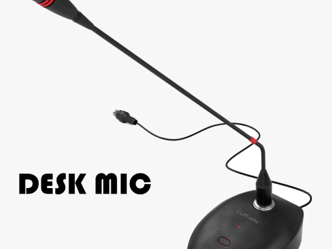 Microfono da tavolo Modello 3D