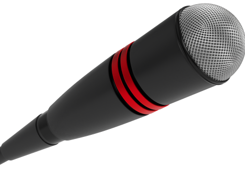 Mikrofon stacjonarny Model 3D