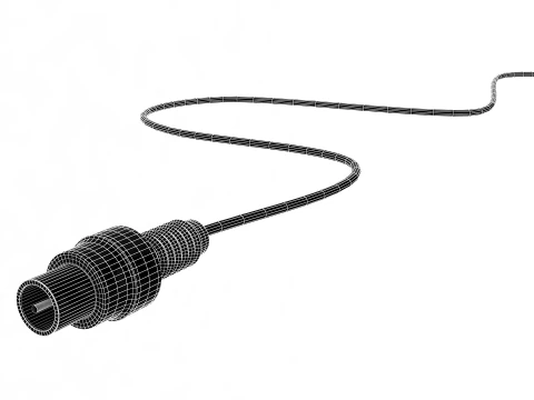 Desktop Microphone 3D Model