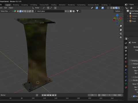 Pulpit - Lectern 3D Model